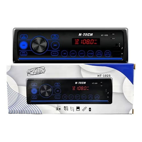 Rádio Som Automotivo Mp3 C/ Bluetooth 2 Usb's Aux Pen Drive