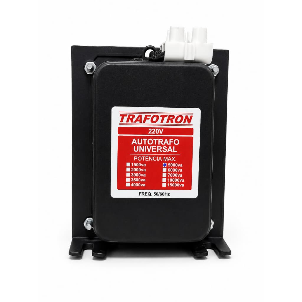 Autotransformador 5000VA Borne 127V/220V Trafotron Universal