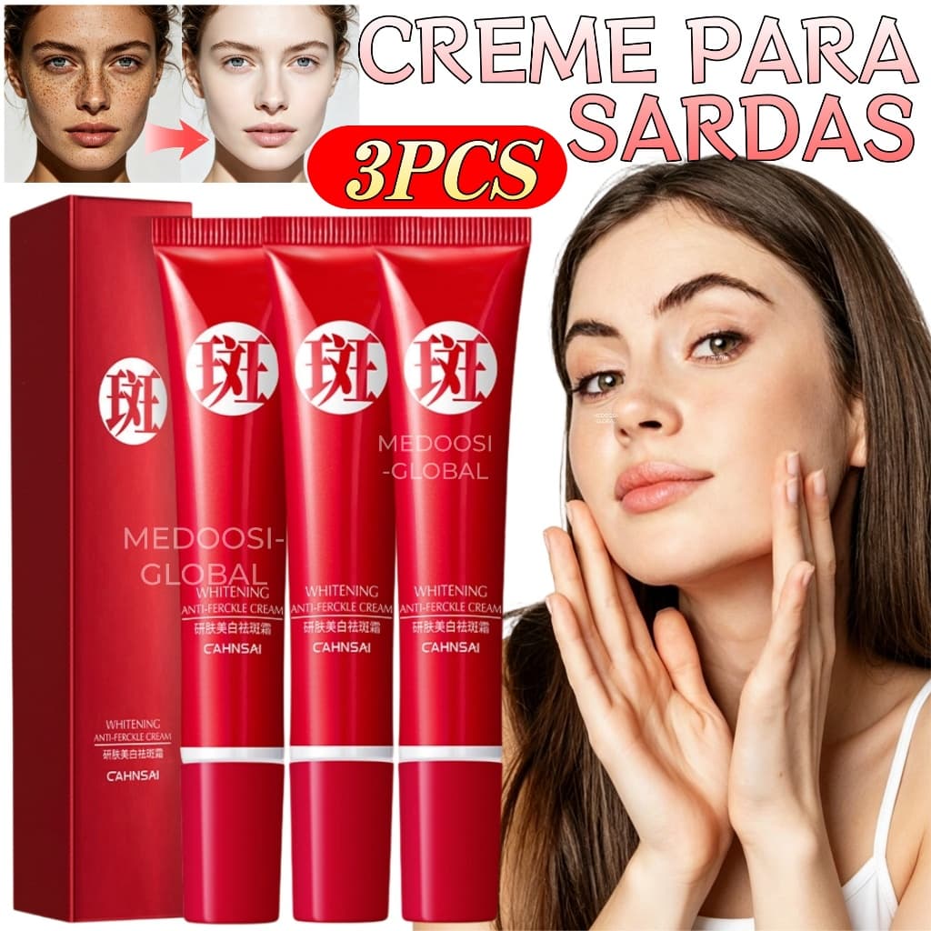 Creme forte original para remover manchas escuras/clareamento pigmentado/cuidados com a Pele com Tom Uniforme