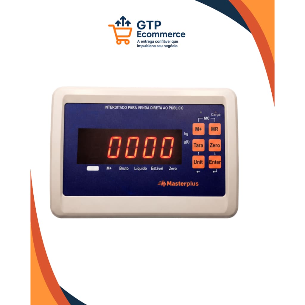 Indicador de Peso MasterPlus INMETRO