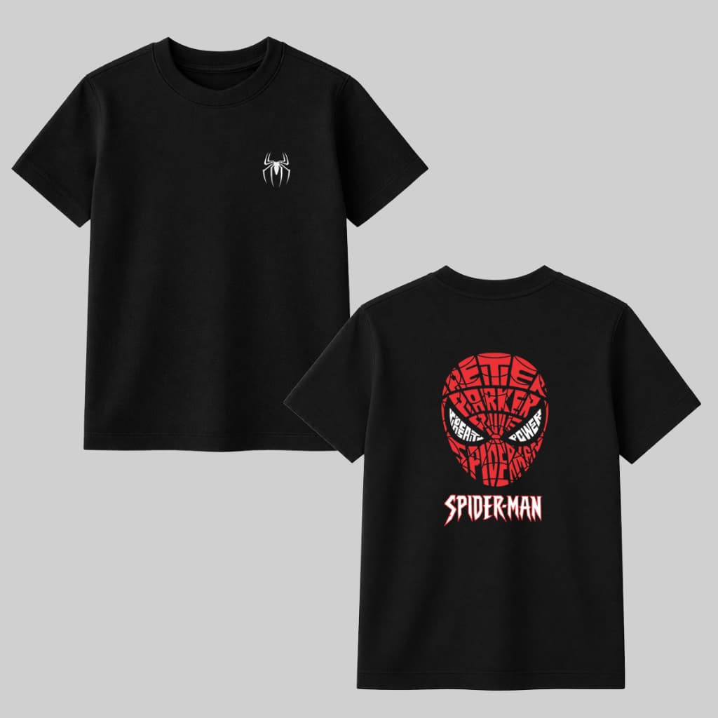 Camiseta Infantil Masculina Homem Aranha Spider Man 100% Algodão