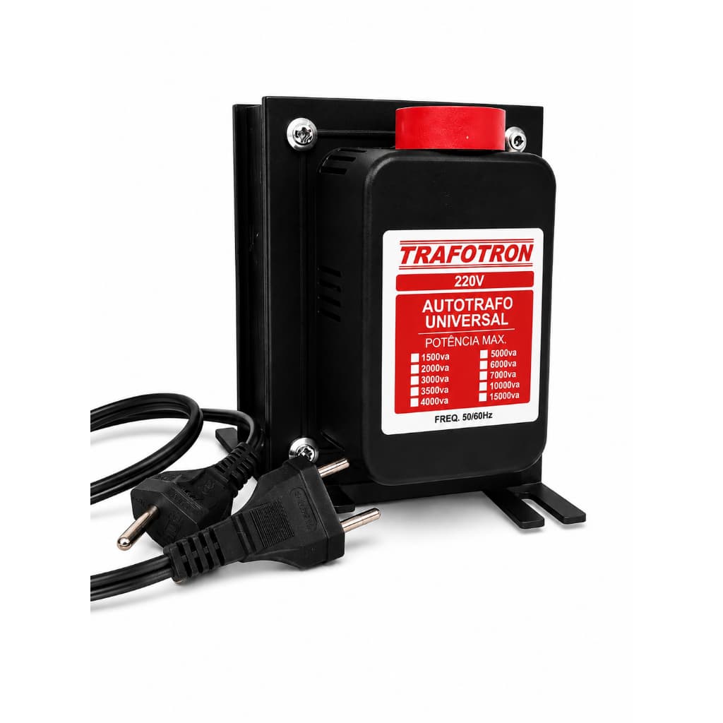 Autotransformador 3000VA Tomada Trafotron Bivolt 127V/220V