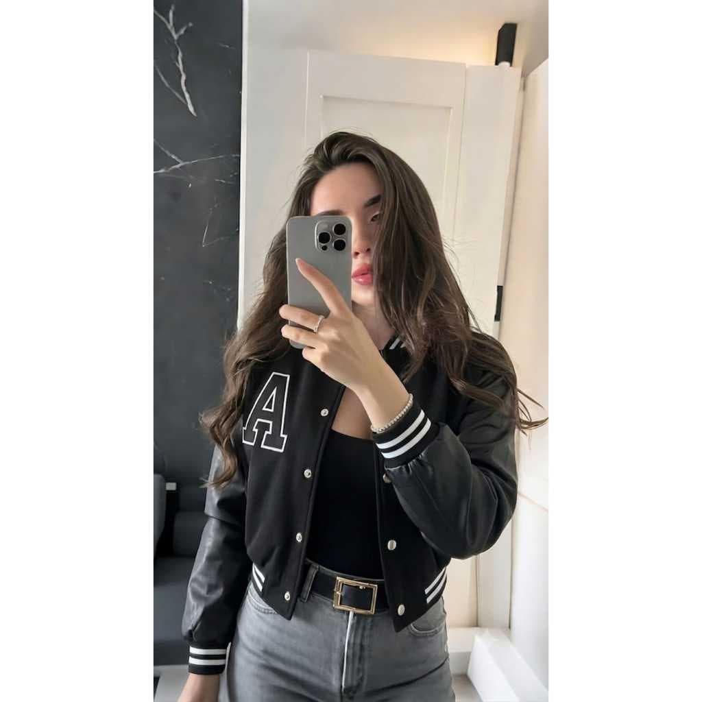 Jaqueta feminina colegial, blusa de frio feminina, jaqueta escolar, jaqueta bomber, casaco feminina.