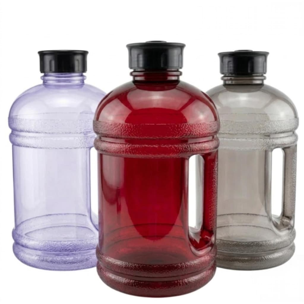 Garrafa de Água 1,8L Galão Squeeze Academia Fitness Viagem BPA Free Element
