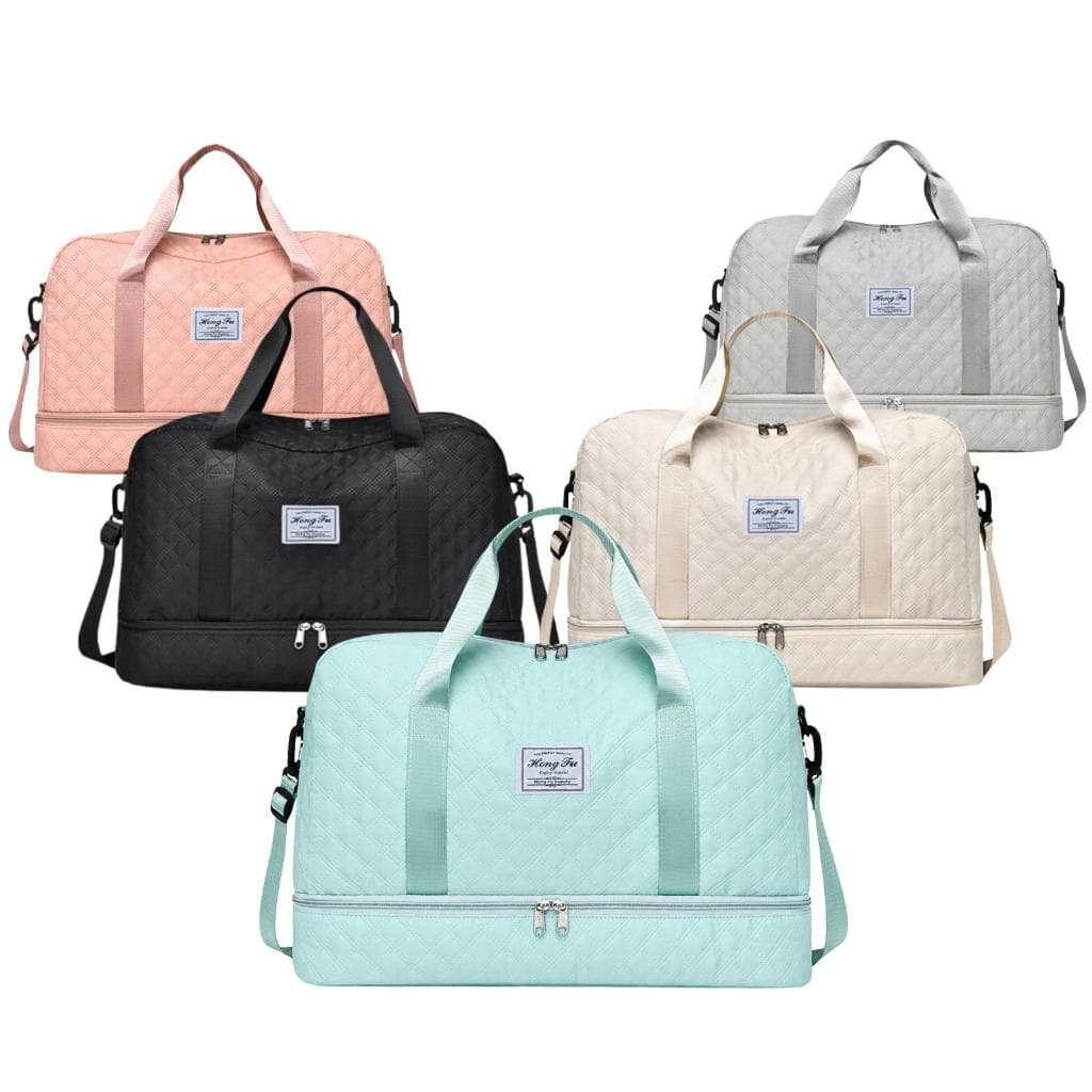 Bolsa Mala Grande Viagem Academia 10kg Transversal Oxford Compartimento Sapatos