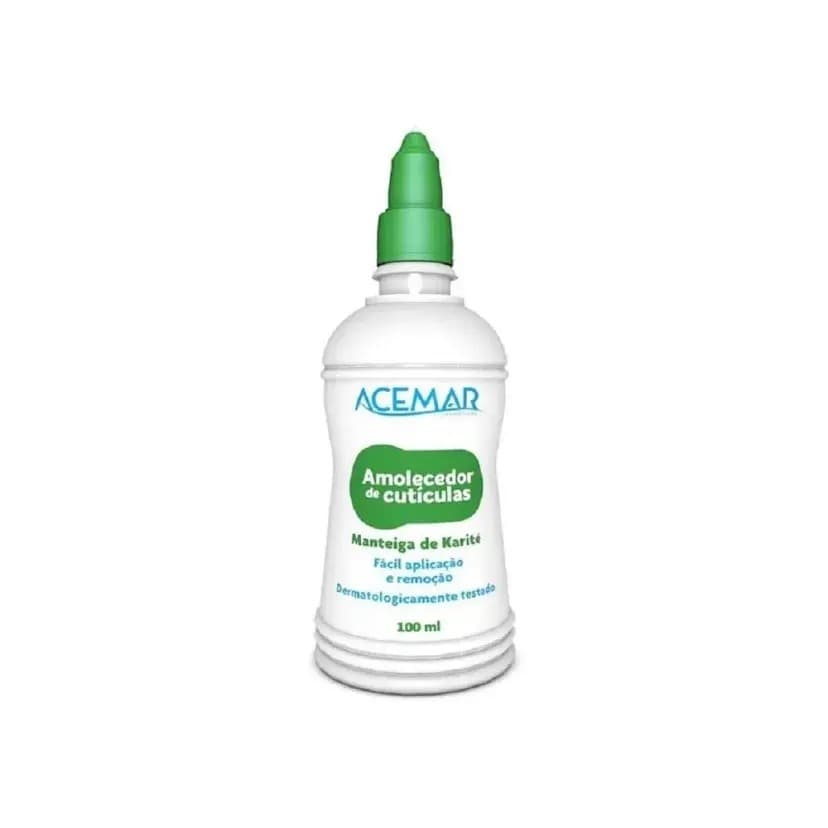 Amolecedor de Cutículas Acemar Manteiga de Karité 100ml – Hidrata, Amolece Cutículas e Facilita a Remoção
