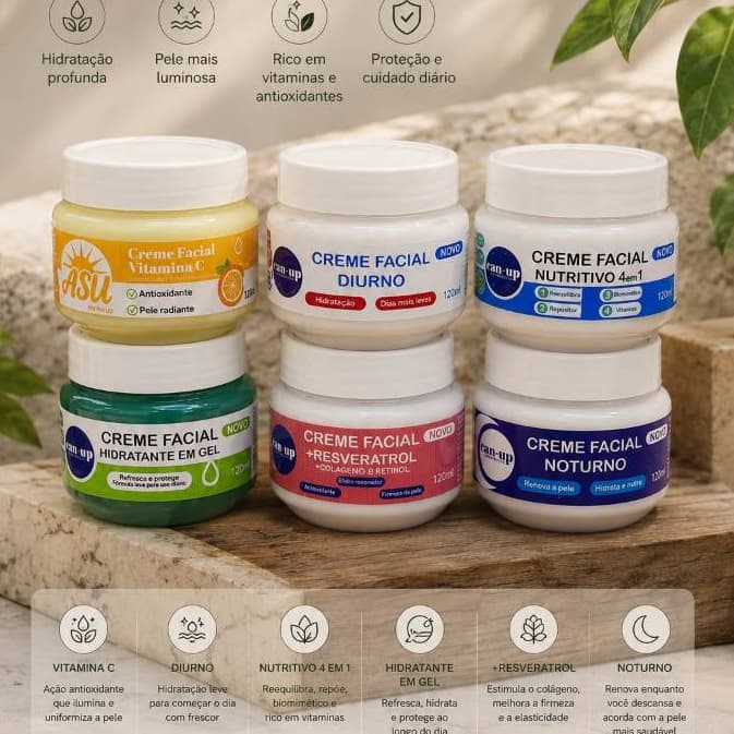 Creme Facial ( NOVO) 120 ML - Can-up