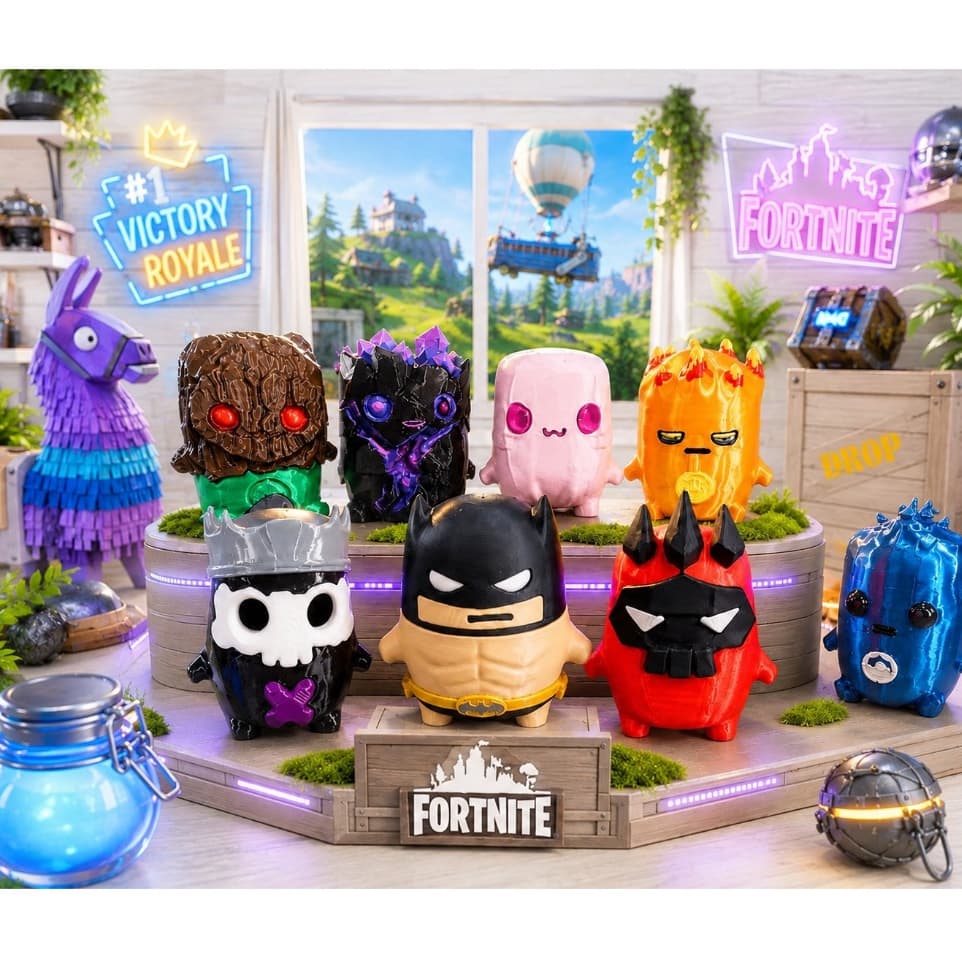 Elemental Fortinite + Chaveiro Fortinite - Personalize seu nome no chaveiro