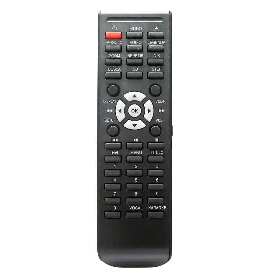 Controle Remoto Compativel Para Dvd Tectoy - Le-7650