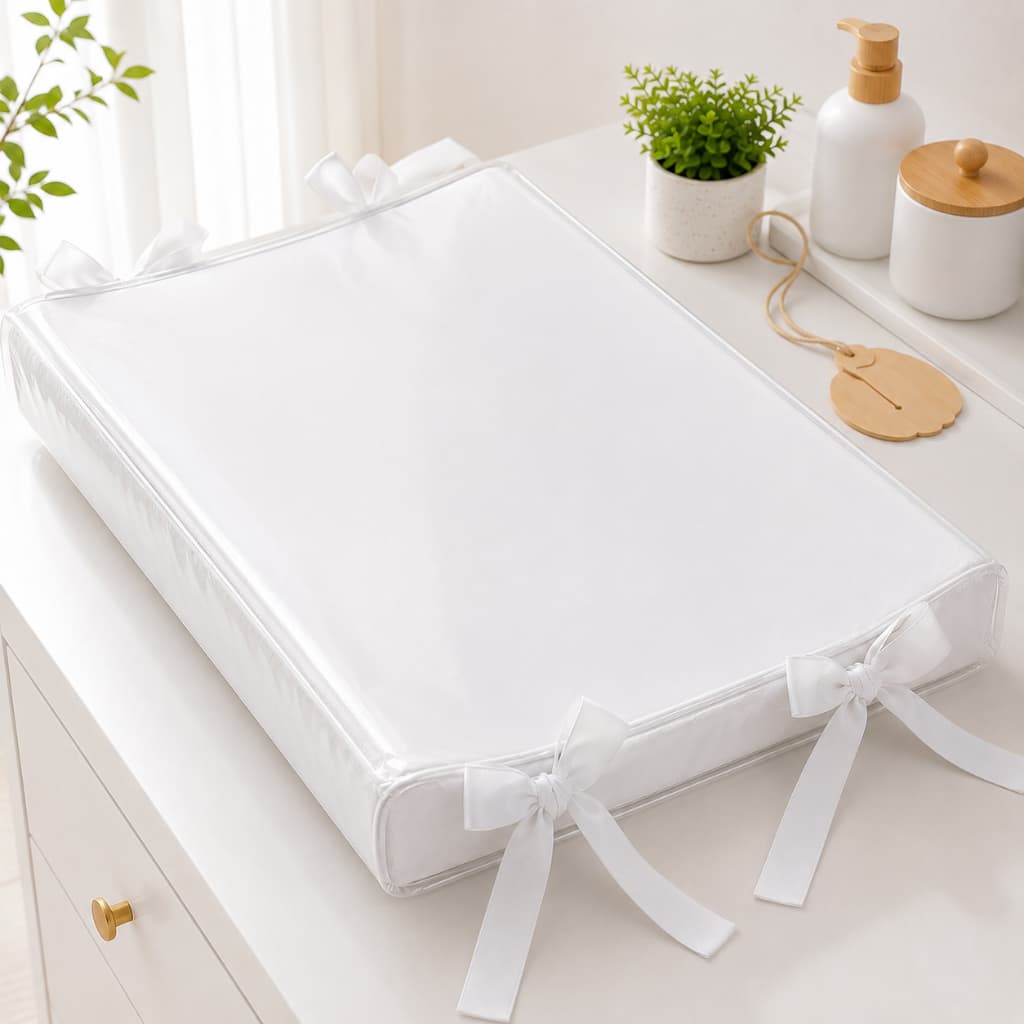 Trocador De Fralda Cômoda Bebê Americano Anatômico Impermeável Com Capa