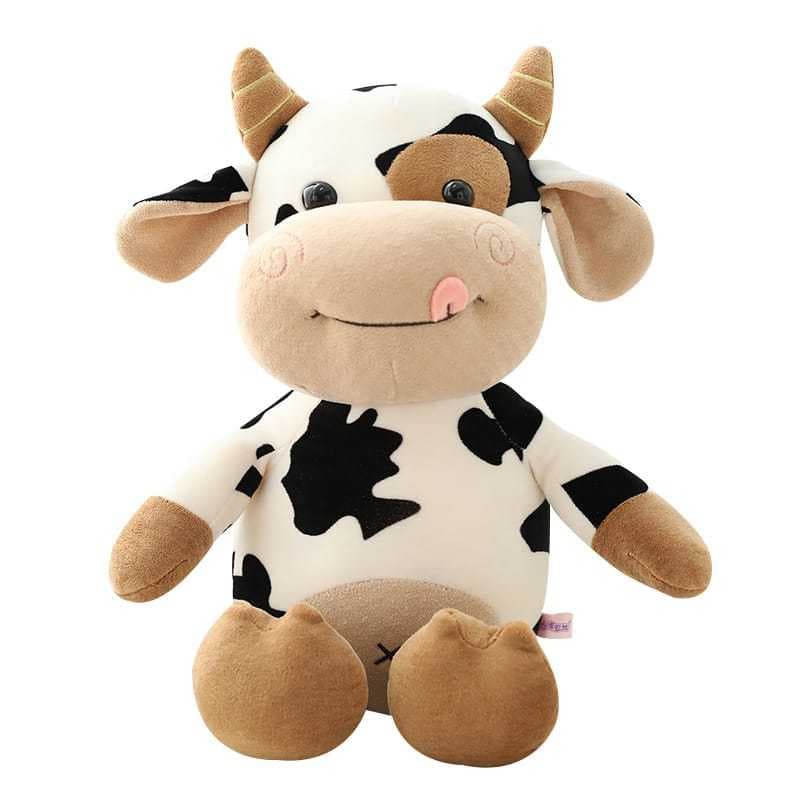 Brinquedo de Pelúcia ,Vaca de Pelúcia 25 cm Vaquinha Fofinha
