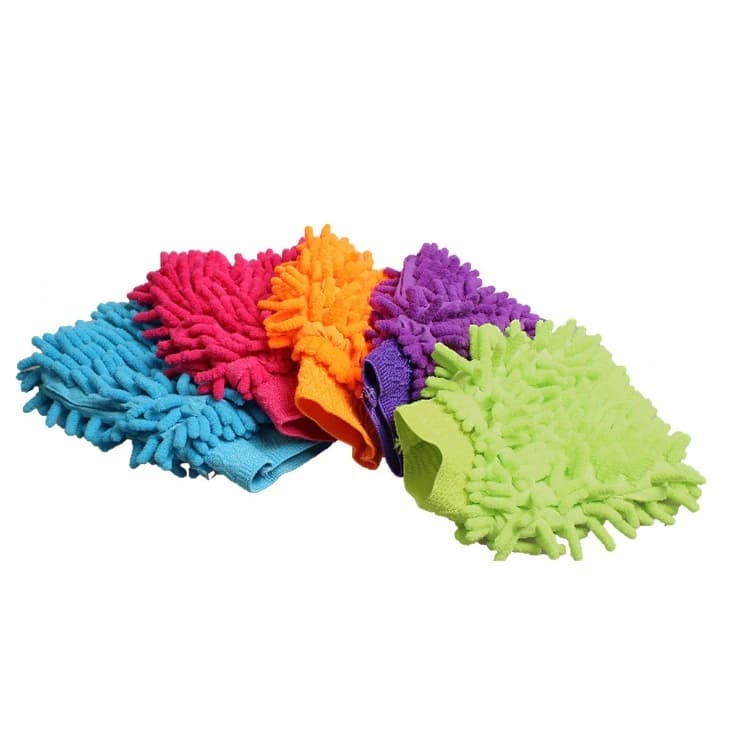 Luva de Microfibra Multifuncional Dupla Face Superfina para Limpeza / Lavagem de Carro e de Casa/ Toalha de Limpeza