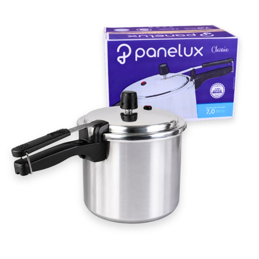 Panela de Pressão Panelux Polida -  4,5L/7L