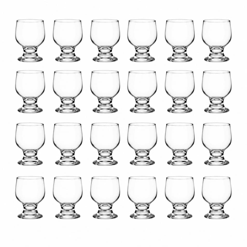 Jogo Taça Agua Suco Vinho Paulista Nadir 250ml - Kit 24 Un