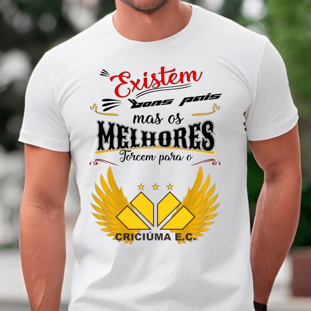 Camiseta Masculina Cricíuma Dia Dos Pais \ Camisa T-shirt Tigre