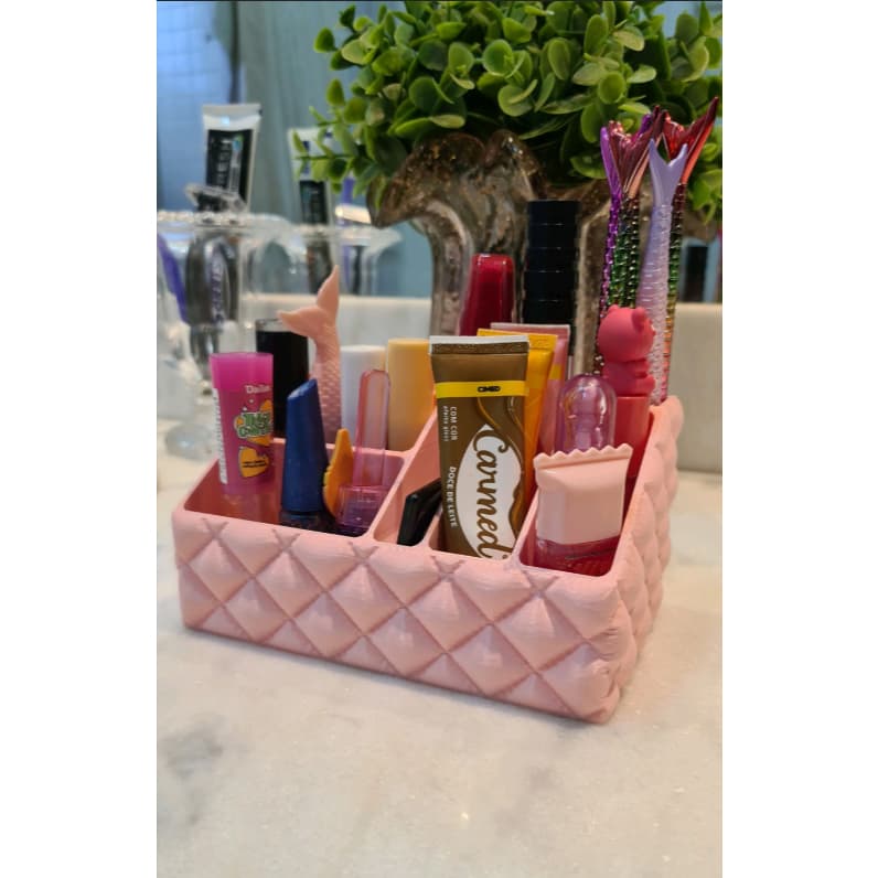 💄✨ Porta Maquiagem Organizador Multiuso | Design Moderno | Impressão 3D Premium ✨💄