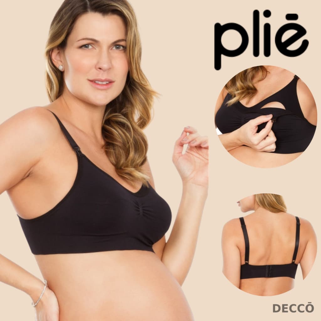 Sutia Plie Maternity Amamentacao Sem Bojo Sem Aro Confortavel Sem Costura Microfibra P ao GG