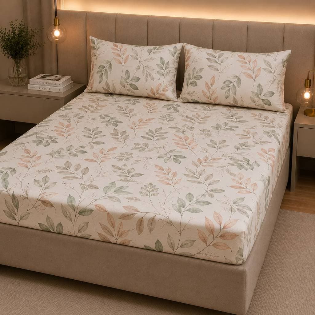 Kit 5 Lençol Casal Estampado Toque Suave Com Elástico Em Toda Volta