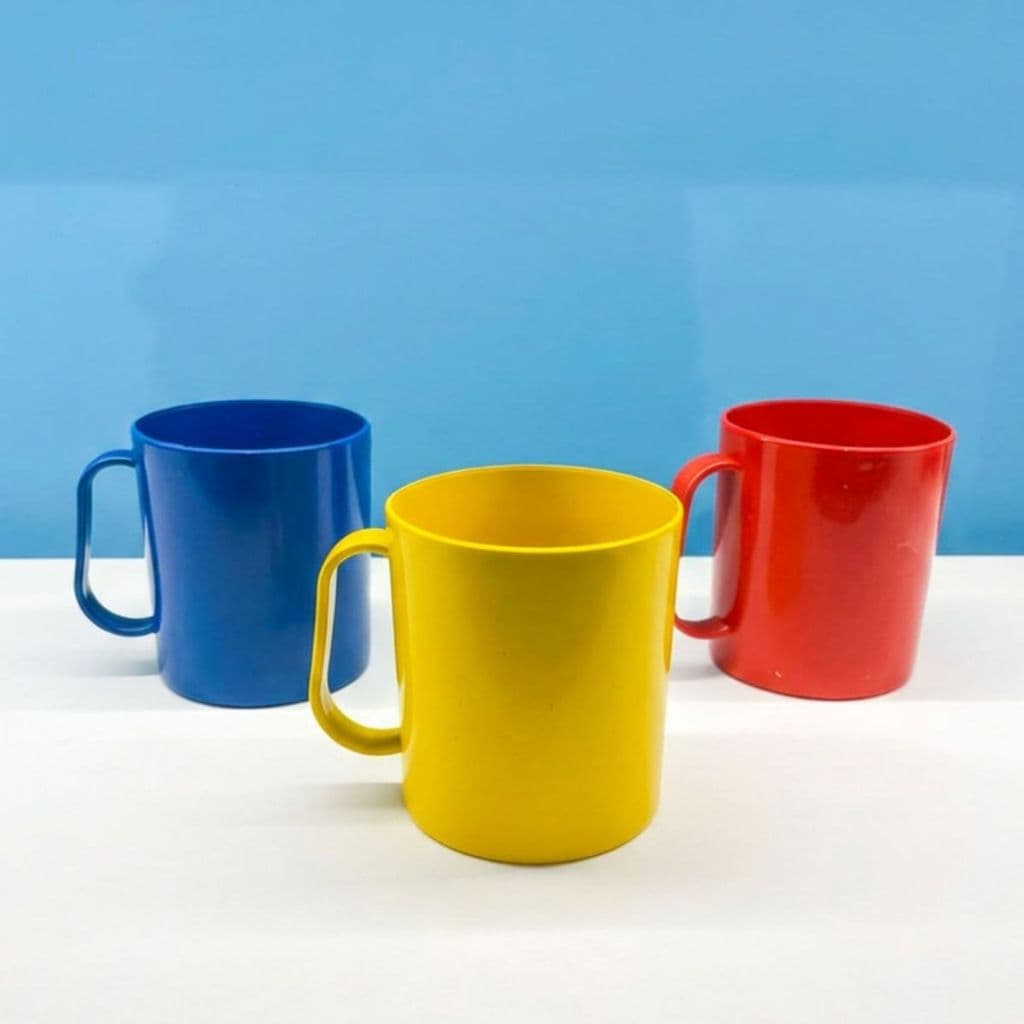 Kit Caneca Infantil Merenda Escola Creche Festas para Personalizar BPA FREE Resistente