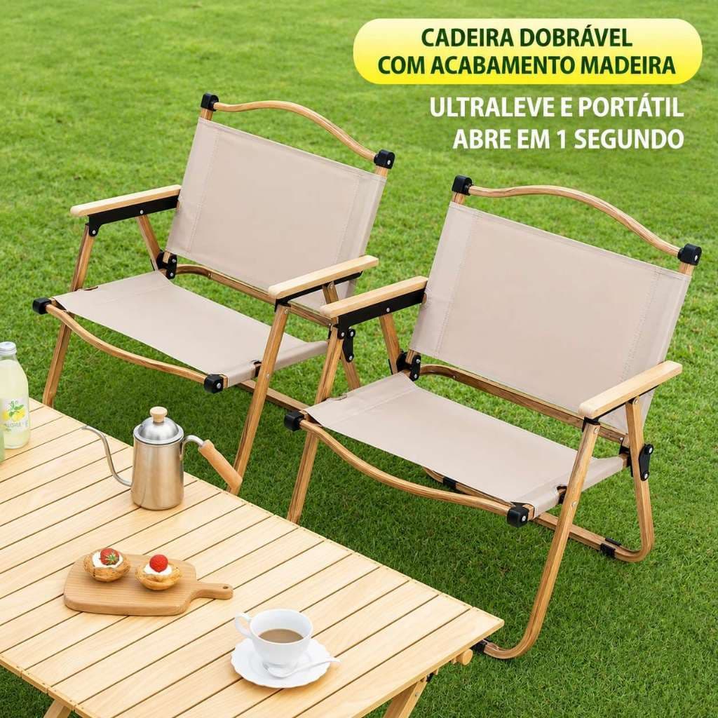 Cadeira dobrável para camping, leve, bonita, sem montagem, suporta 130kg, encosto arejado, para pesca e piquenique