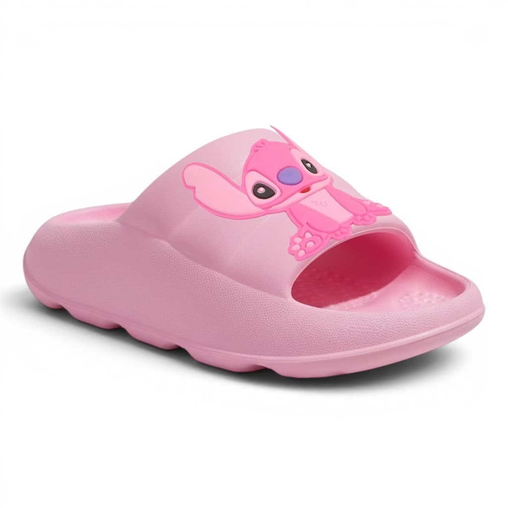 Sandália Chinelo Infantil Stitch Slide Nuvem Menina Slide