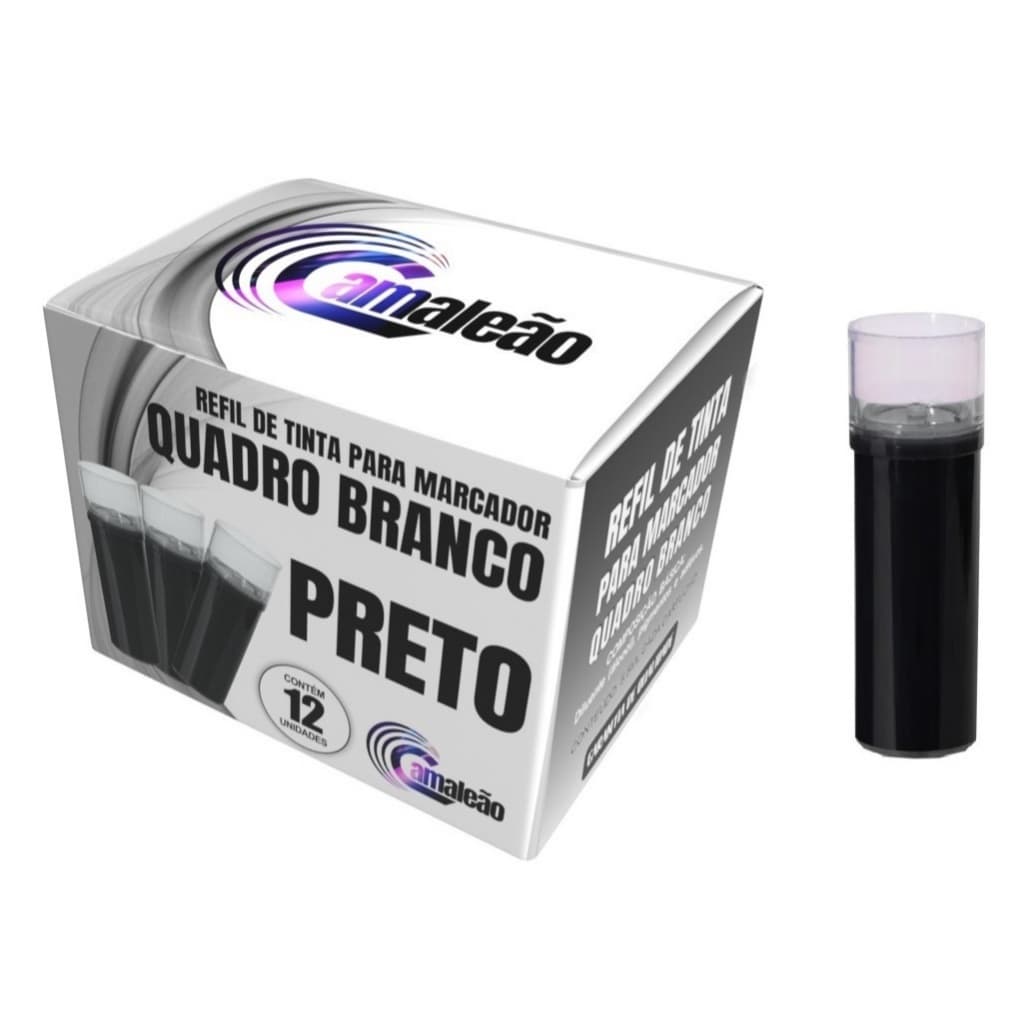 Refil Tinta Premium P/ Caneta Pincel Quadro Branco