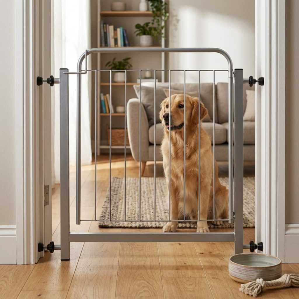 Portão de Segurança Pet para Porta e Escada Fácil Instalação