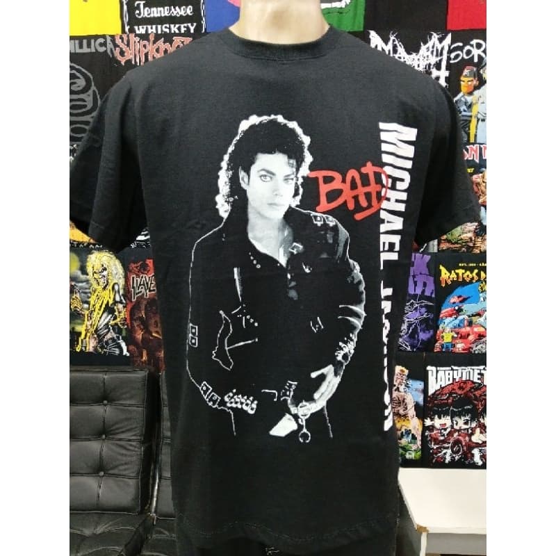 Camiseta Michael Jackson Bad Thriller pop rei do pop Brutal Wear
