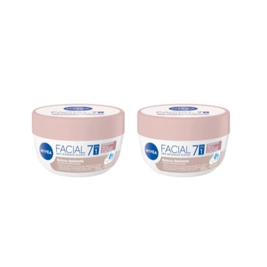 Kit  Hidratante Facial Beleza Radiante 7 em 1 - 100g - 2 Unidades
