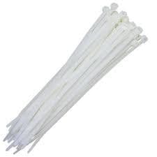 100 Abraçadeira de Nylon Enforca Gato Cinta Plástica Preto e Branco Abracadeira Abraçadeiras