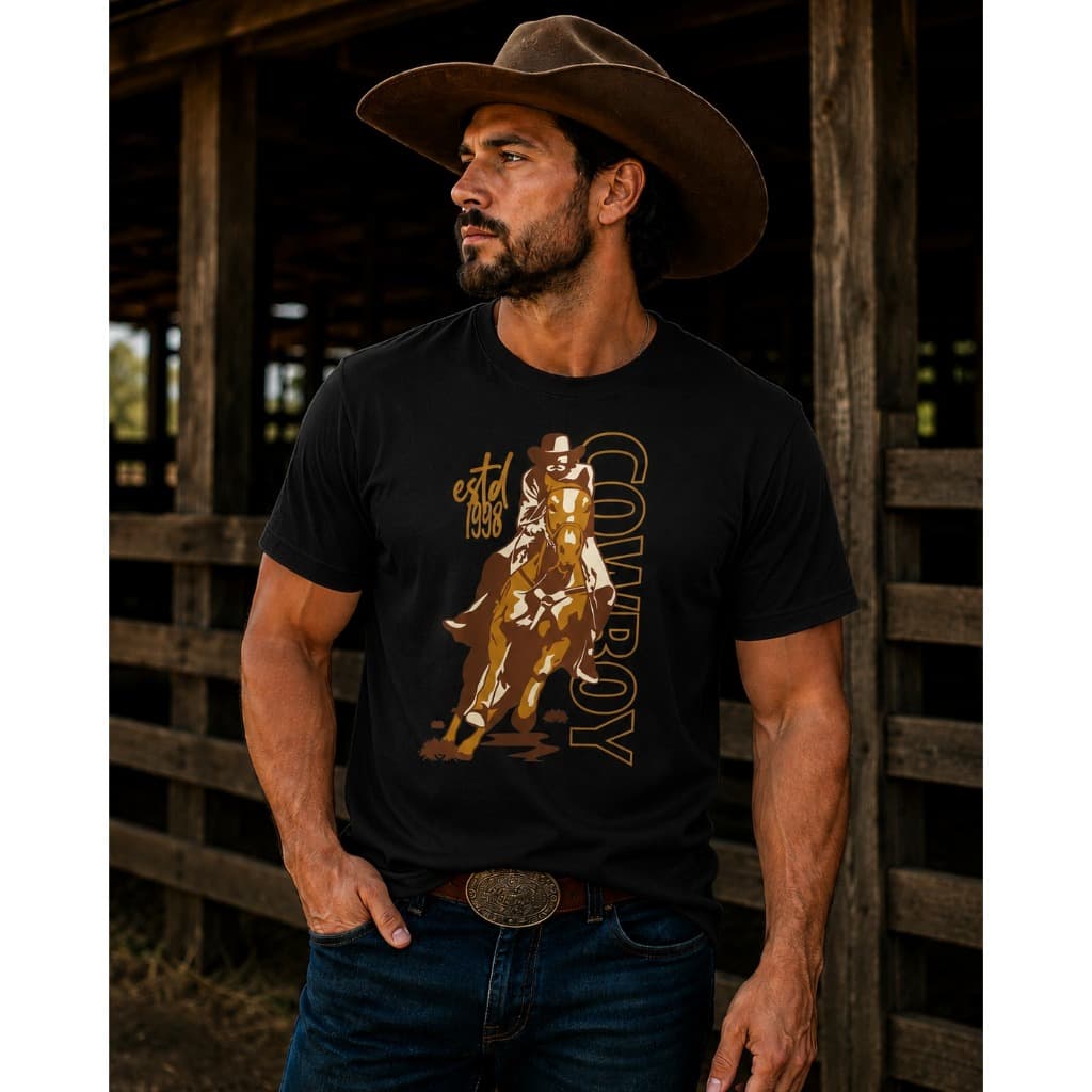 Camisa Masculina  Cavalgada Boiadeiro 100% Algodão