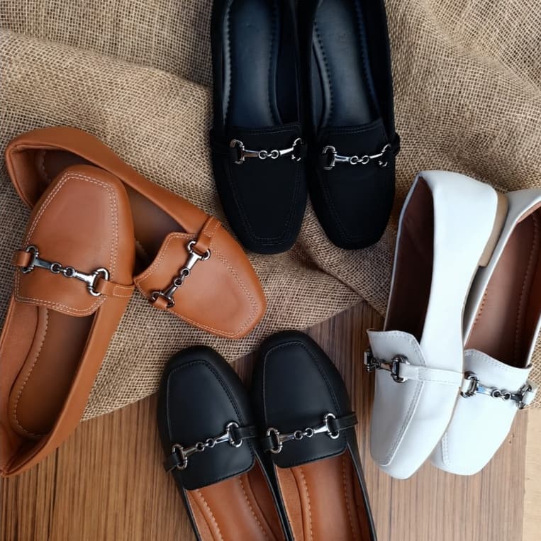 Mocassim feminino Quadrado sapatilha feminina sapato feminino promoção