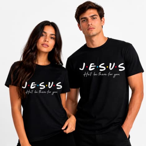 Camiseta Feminina Jesus Camisa Estampa Gráfica 100% Algodão Blusa Premium Lançamento