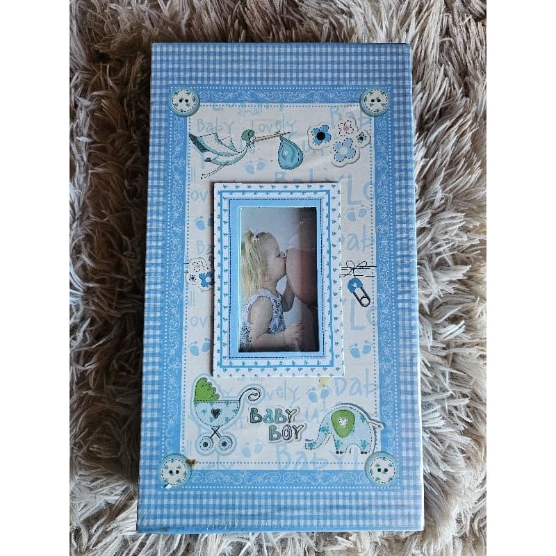 Álbum de Fotos Infantil / Bebê - Baby Boy (Capacidade para 300 Fotos)
