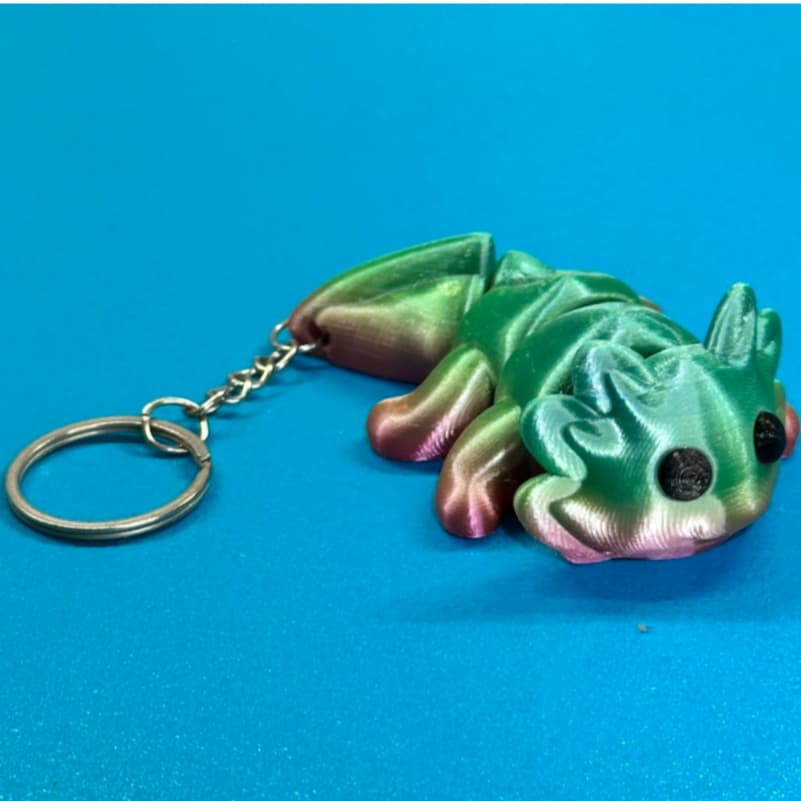 Chaveiro Articulado em Impressão 3D. Acessório, aniversário, lembrancinhas, coleção.