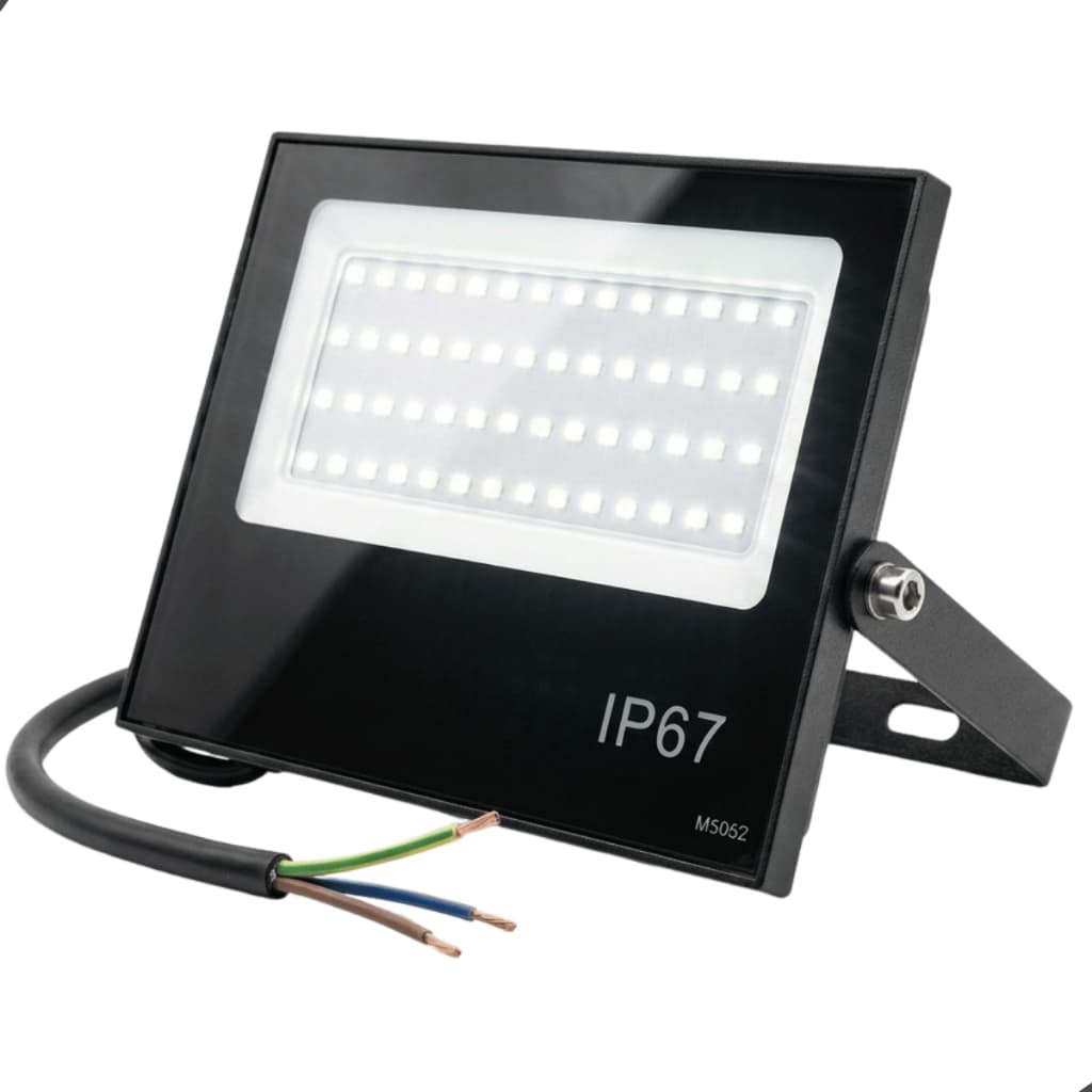 Refletor LED 200W IP67 Bivolt 6500K Branco Frio Alta Potência Uso Externo Jardim Garagem Fachada Residencial