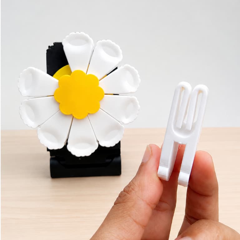 Clips de fechar sacos prendedor de embalagens formato flor/pétalas criativo e funcional