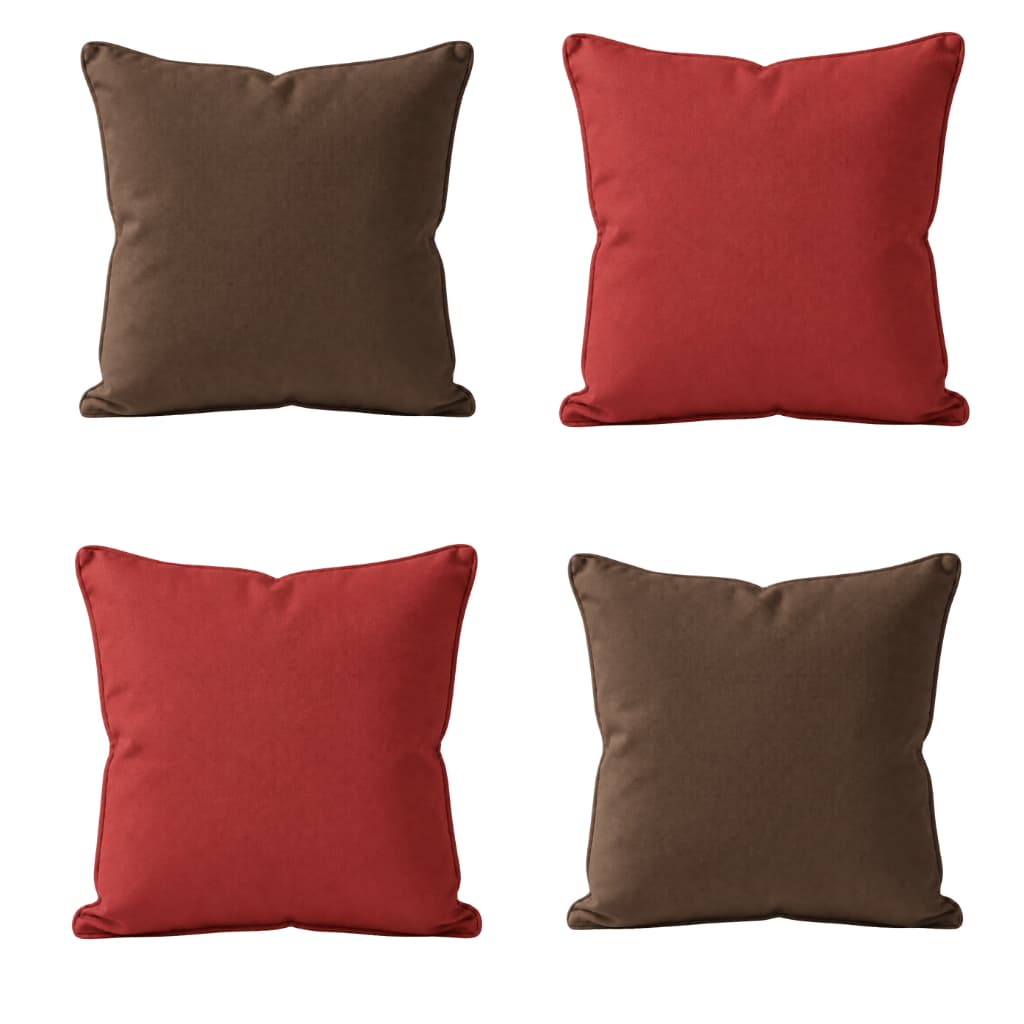 Kit 4 Capas de Almofada Para Sala e Quarto Decorativa Com Zíper Branco Moderna 45 cm x 45 cm