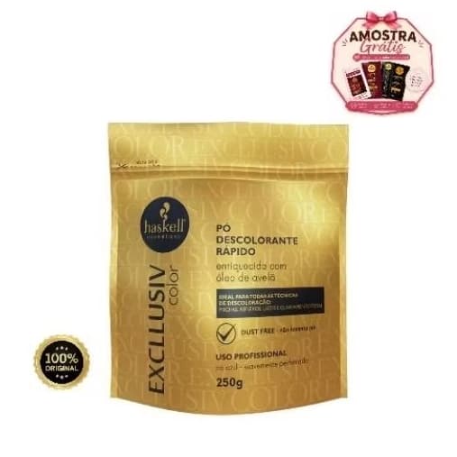 Pó Descolorante Rápido Excllusiv Color 250g Haskell