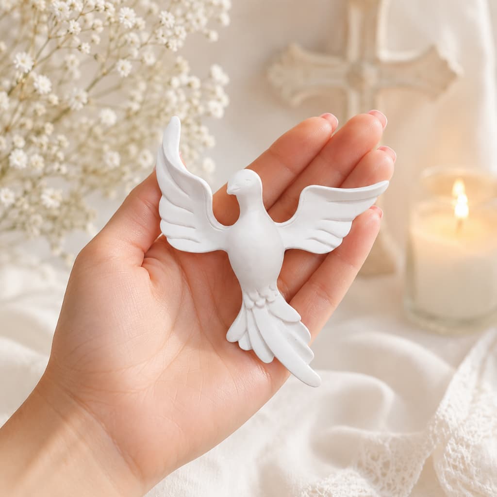 Divino Espirito Santo Kit 10 Divino Pombinho Lembrancinha Casamento