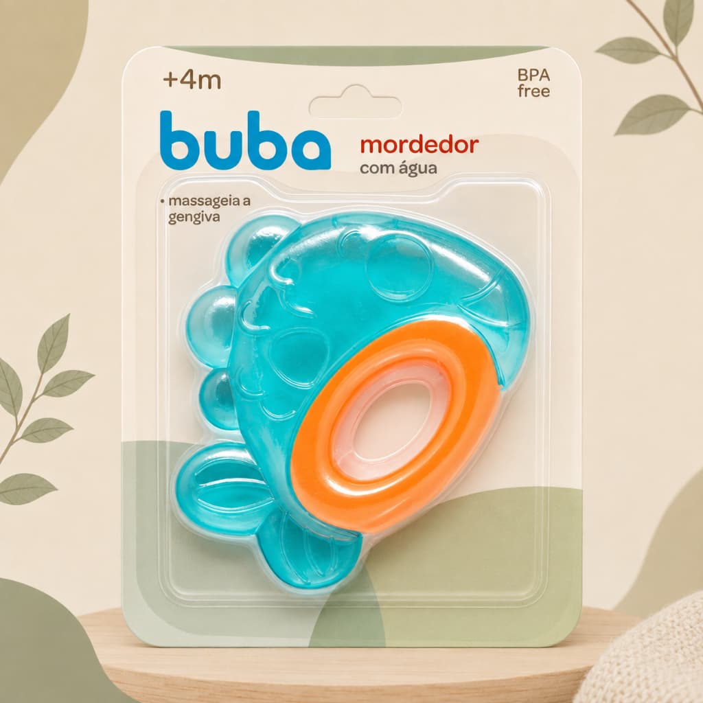 Mordedor de Água buba Mordedor Massageador Dente bebe infantil mordedor