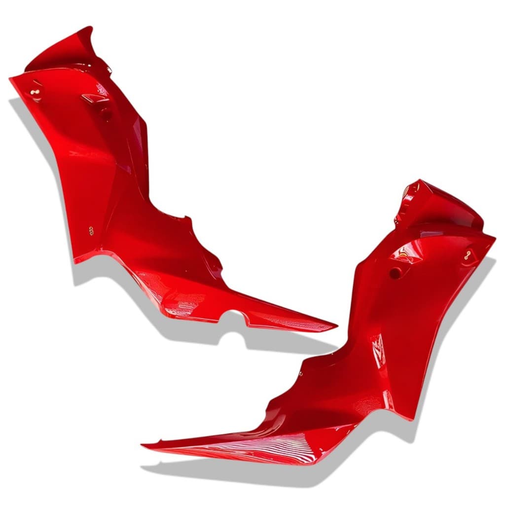 Par Carenagem Lateral Pop 100 Vermelho 2013 À 2015 Paramotos