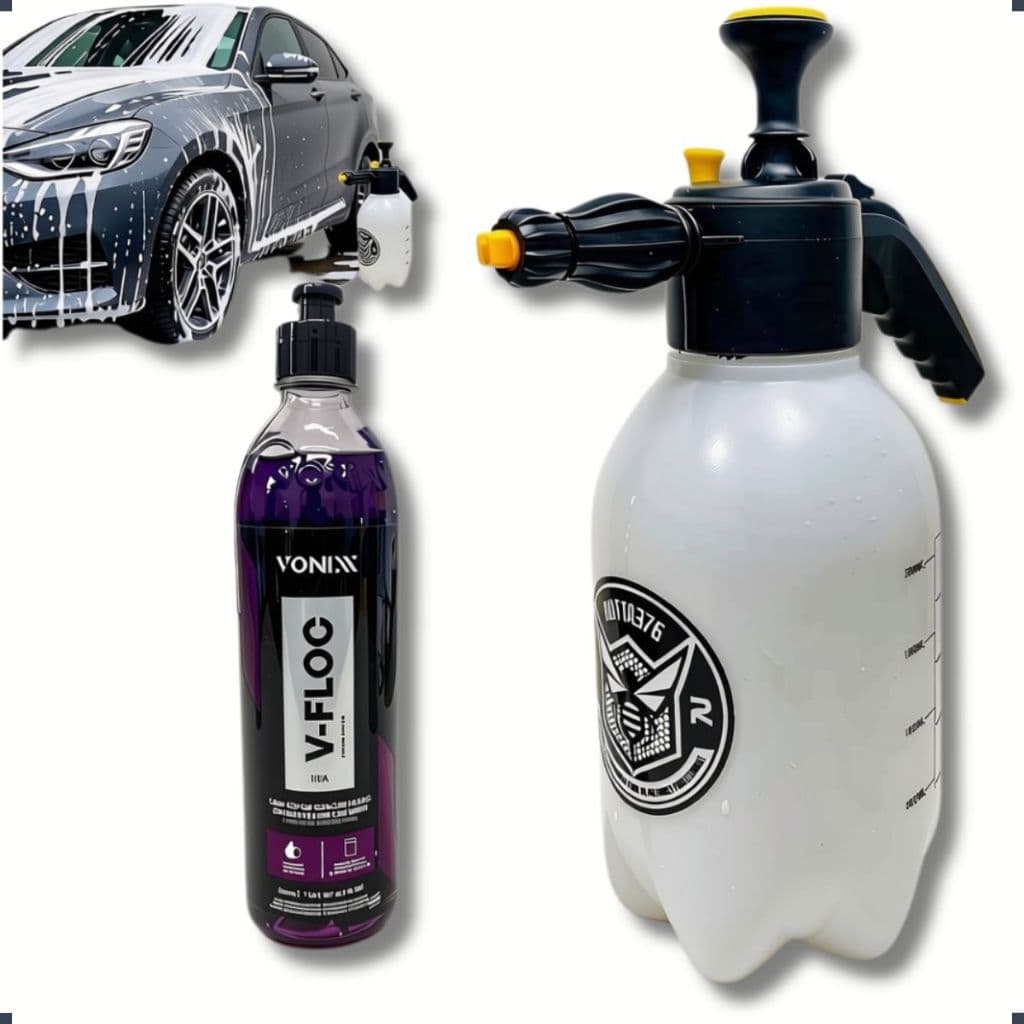 Shampoo automotivo Concentrado Vonixx V-Floc + Snow Foam 2 Litros