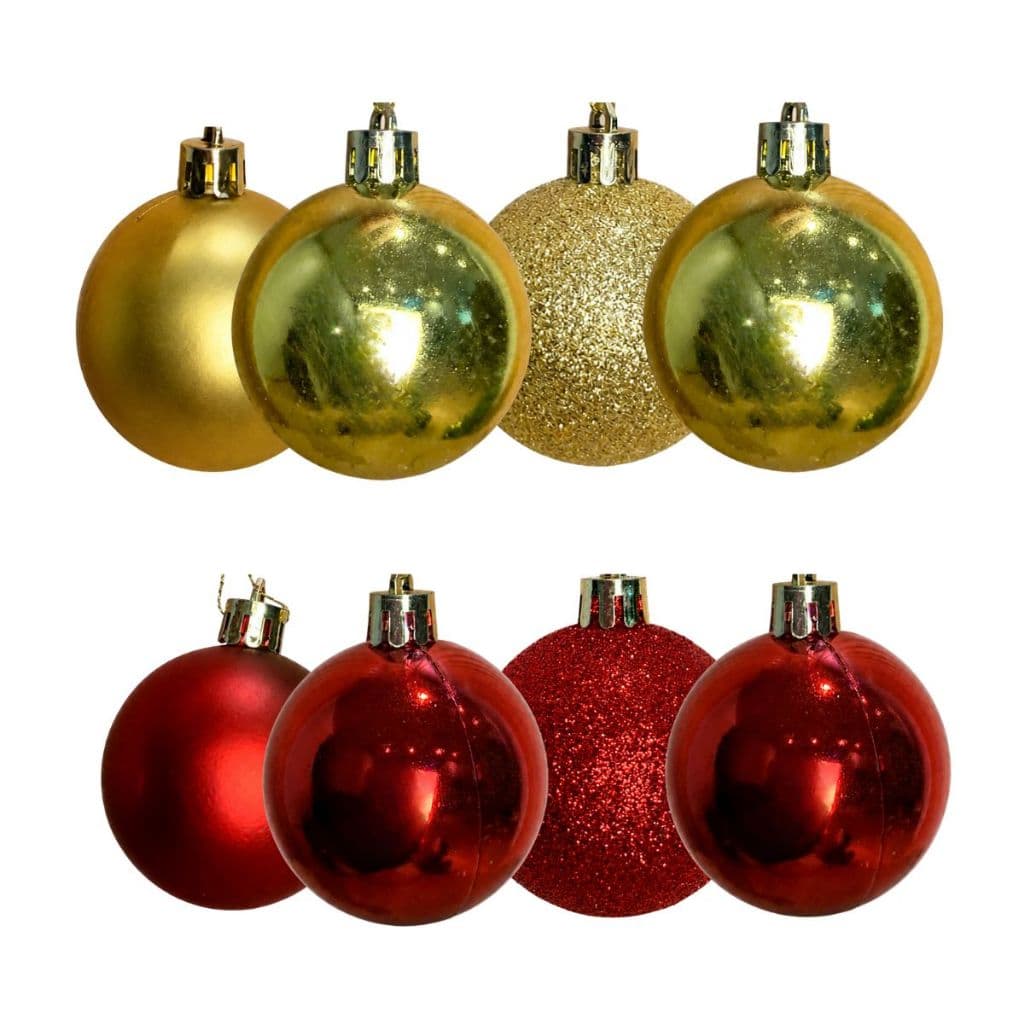 Bolinhas De Natal Lisa Enfeite Para Arvore Decoração