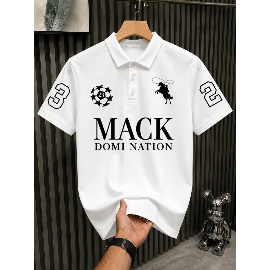 Camisa Polo Mainfit Domination Malha Piquet Manga Curta