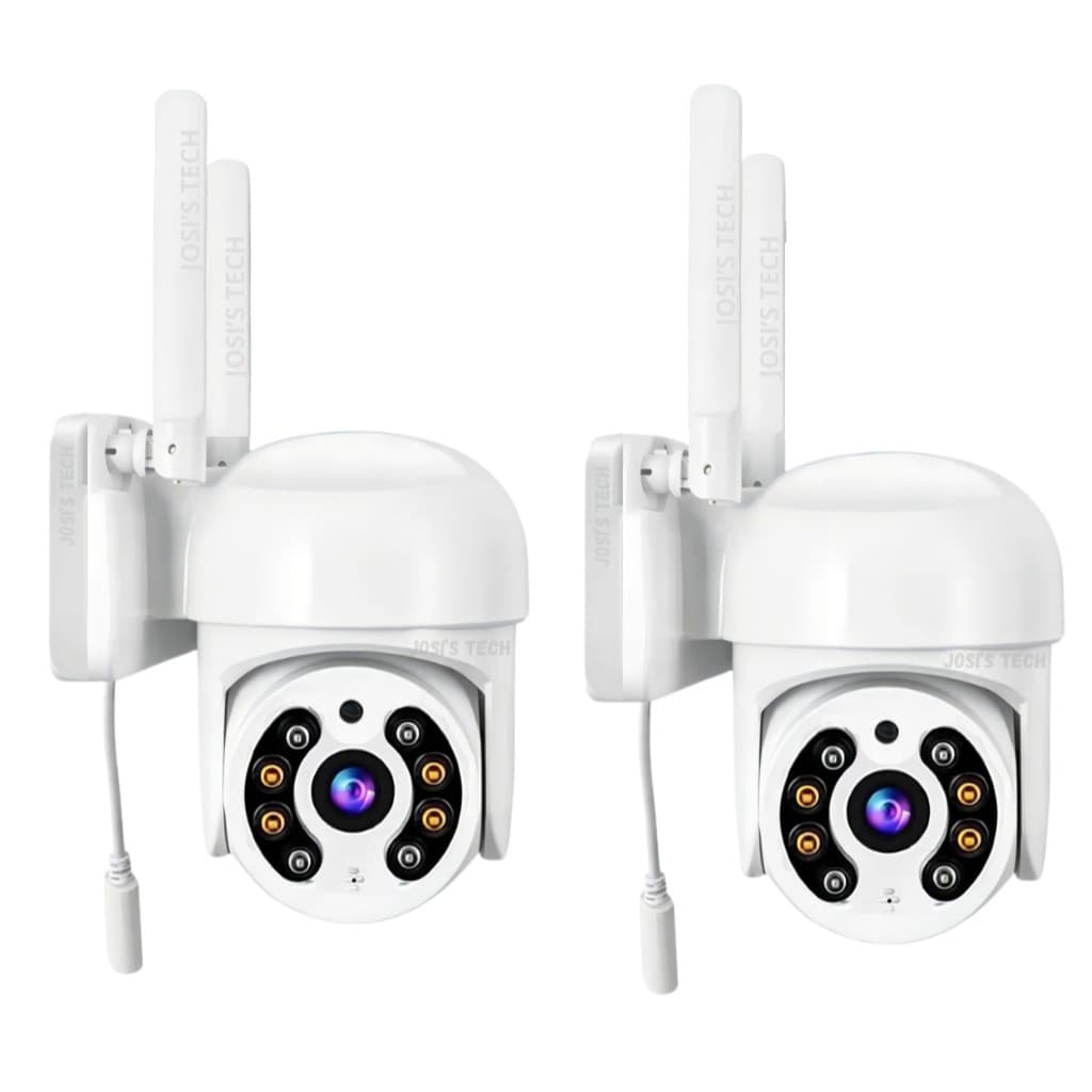 kit 2 câmeras de segurança wi-fi externa prova d'água yoosee ou icsee visão noturna IP66- Bivolt