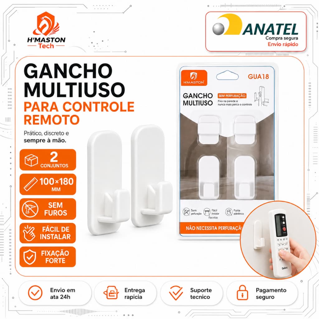 H‘Maston GUA18 Suporte Controle Porta Controle Remoto Parede Suporte Controle Remoto Parede