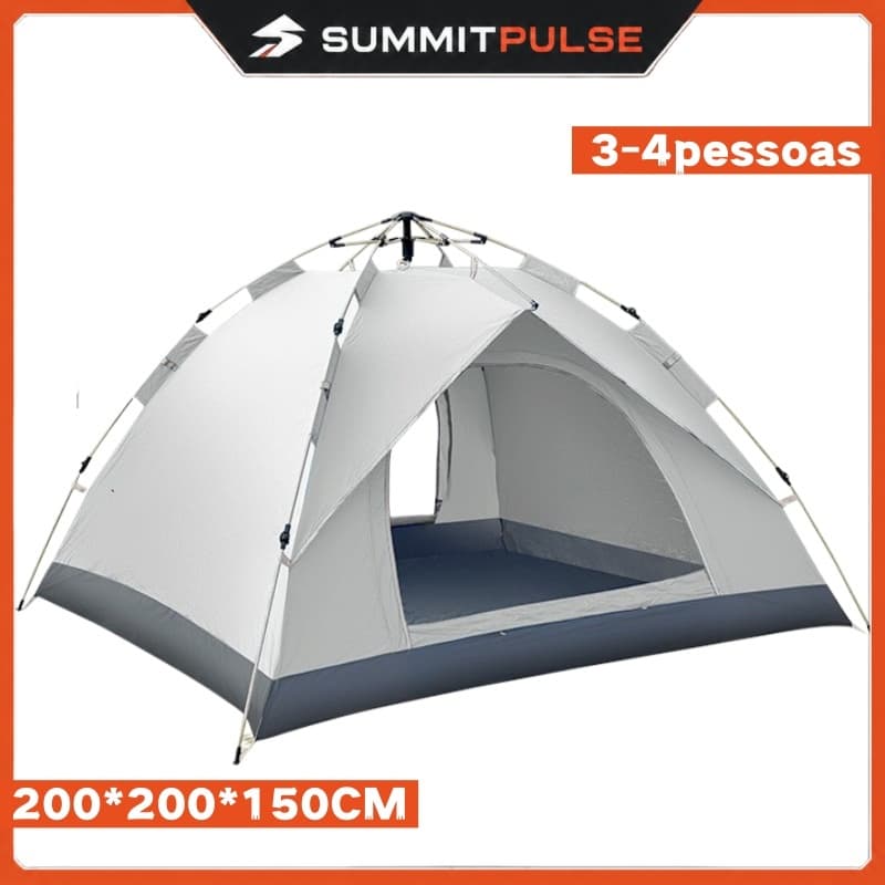 Barraca Camping Impermeavel 3000mm 5-8 Lugares Grande Ventilacao 200*200*150cm