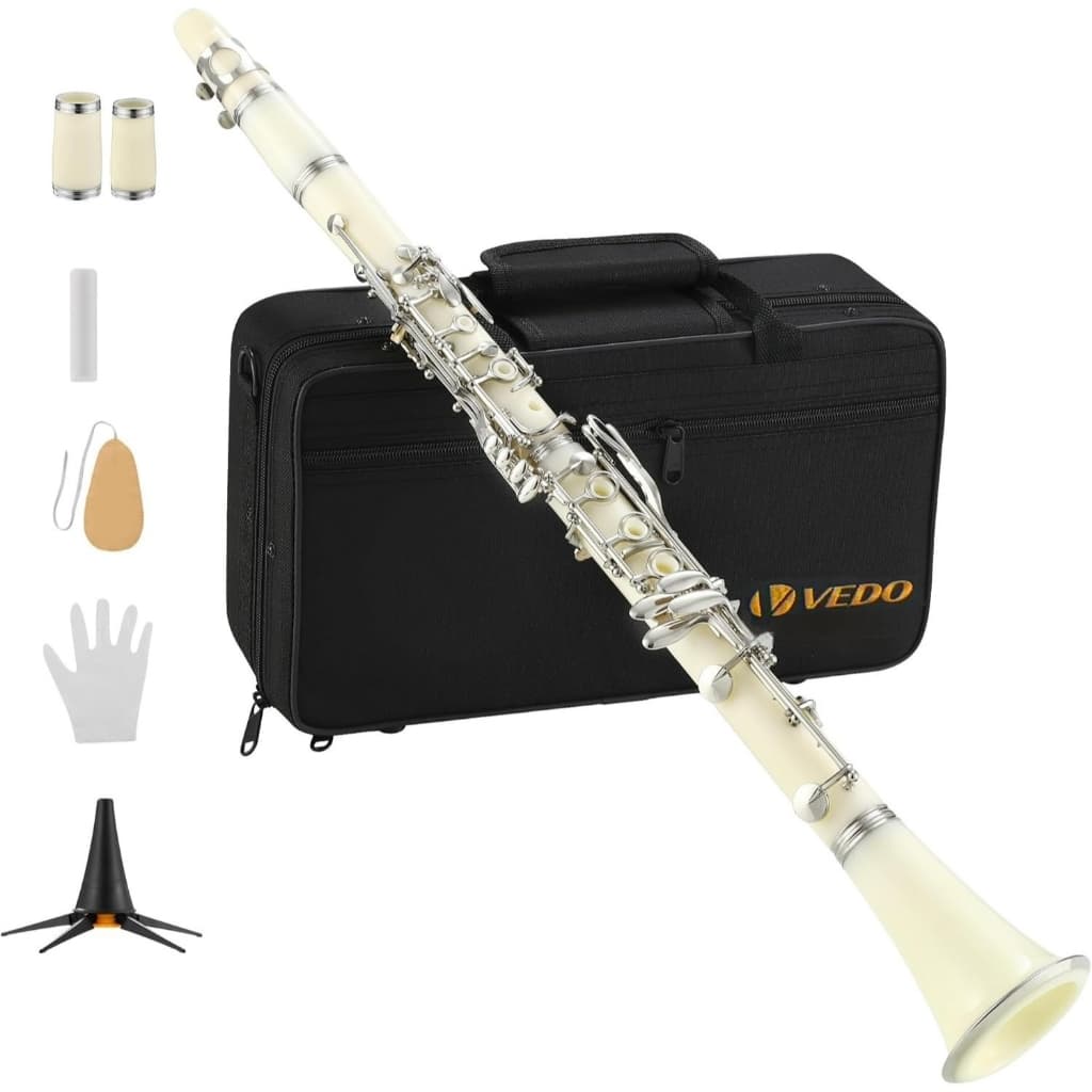 Clarinete Bb Vedo Multicor Abs, Acompanhado De Estojo