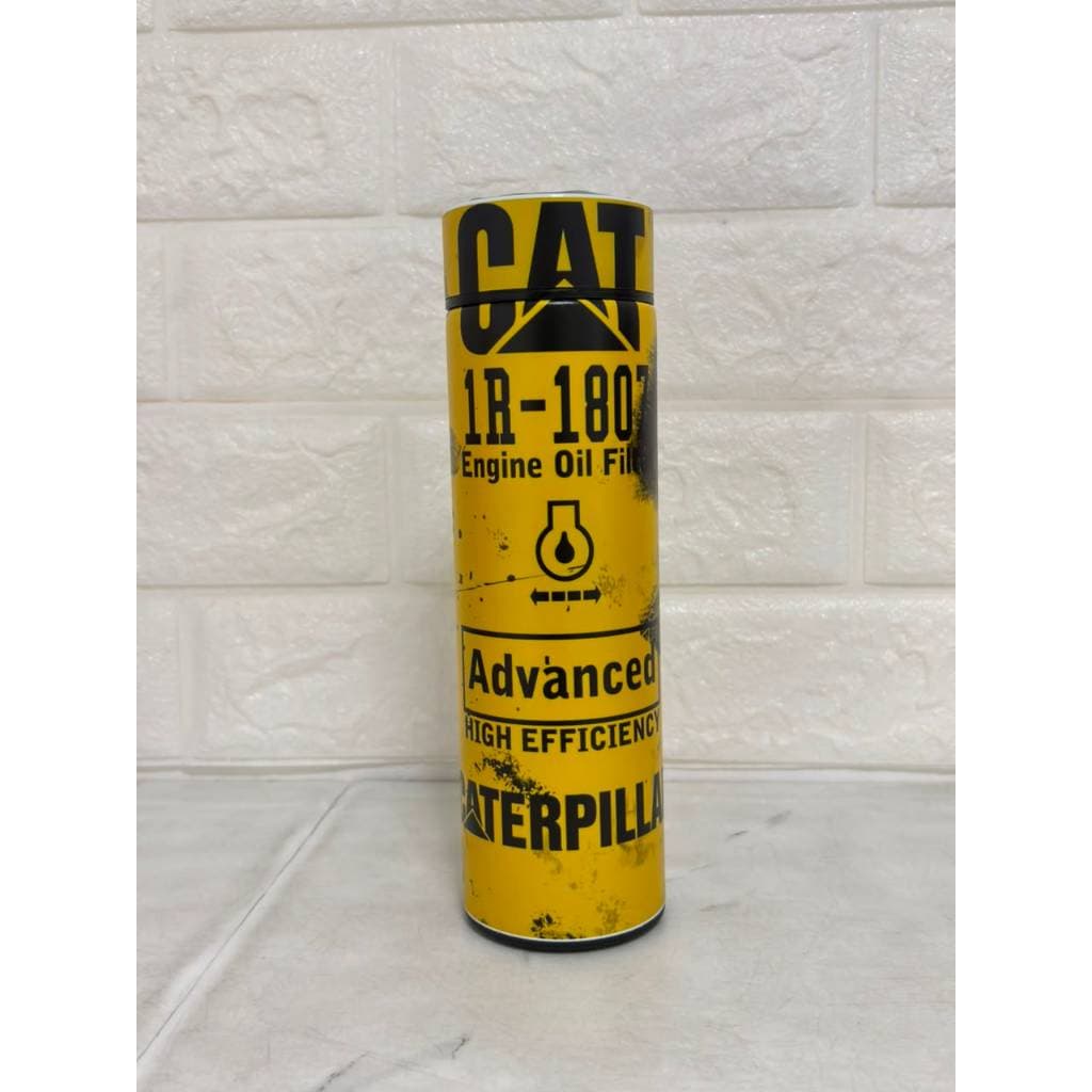 Garrafa Térmica 450ml CAT Maquinas Trator Caminhão Furadeira Bota